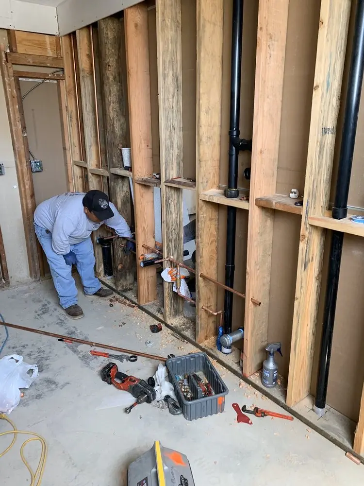 Commercial rough-in plumbing for Water Heater Replacement in Hoguetown